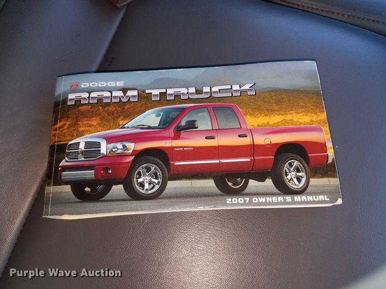 image for item ER9941 2007 Dodge Ram 1500 Quad Cab pickup truck