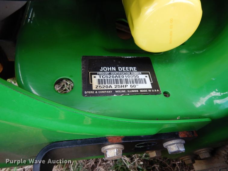 image for item FD9908 2010 John Deere Z520A ZTR lawn mower