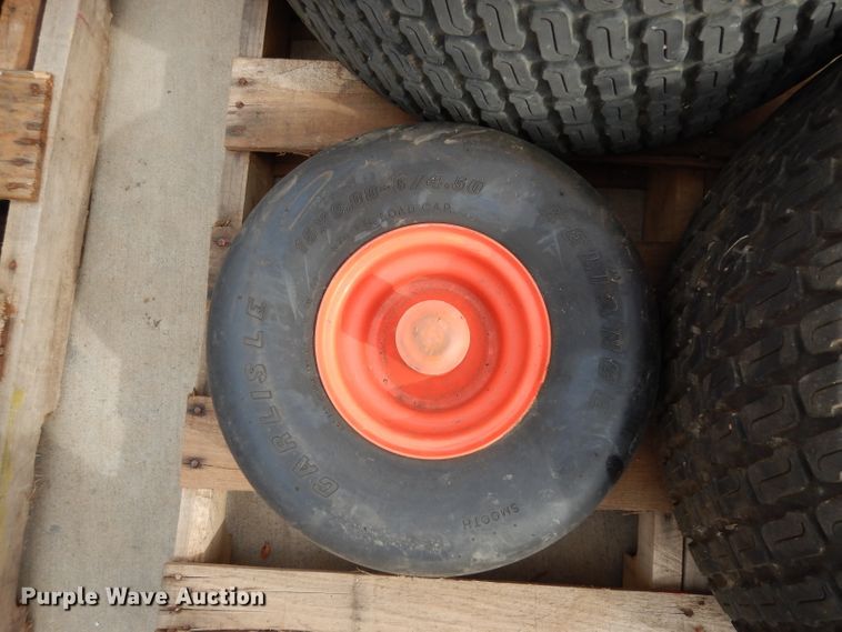 image for item FU9772 (4) Kubota ZD1211 tires and wheels