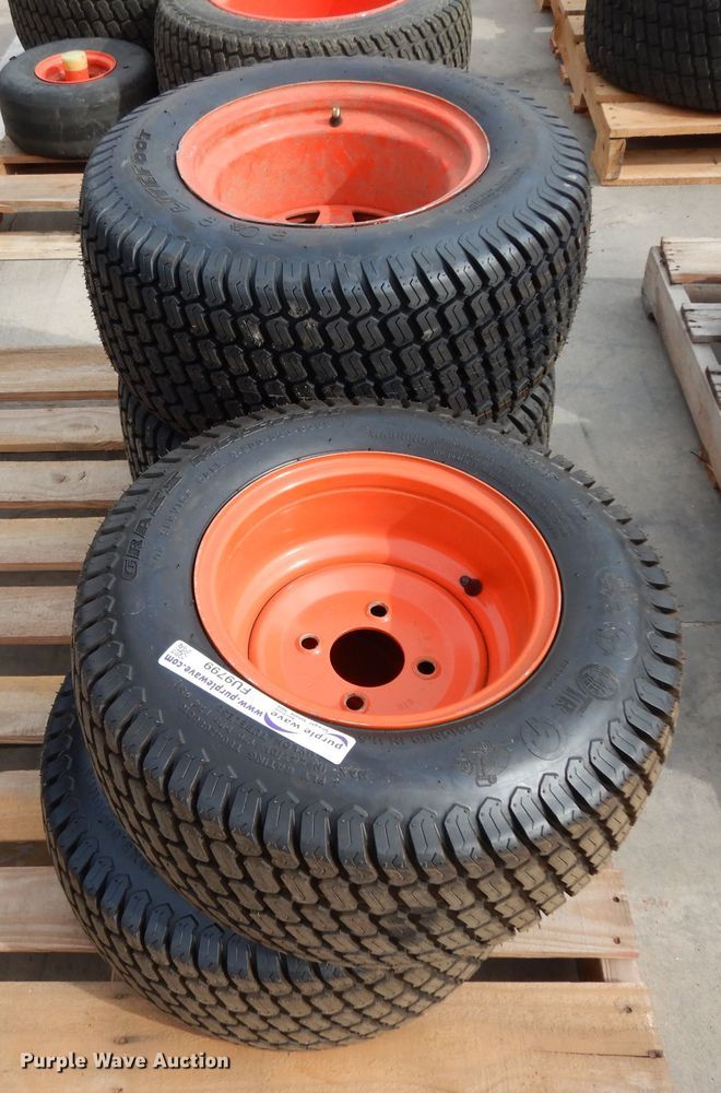 (4) Kubota tires and wheels in Grapevine, TX Item FU9799 sold Purple Wave