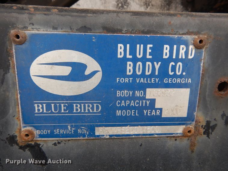 image for item GB9802 2000 Blue Bird LTC-40 coach bus