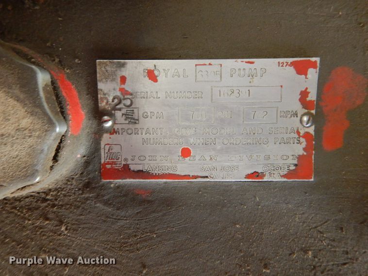 image for item GB9803 John Bean sprayer