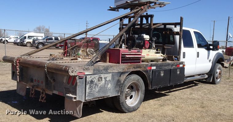 image for item GC9186 2015 Ford F450 Super Duty Crew Cab winch truck