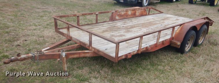 image for item GD9050 Shop built utility trailer