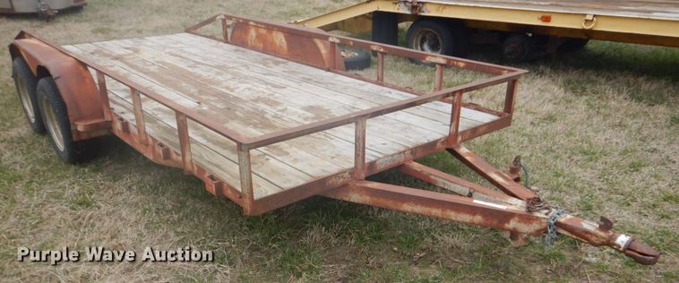 image for item GD9050 Shop built utility trailer