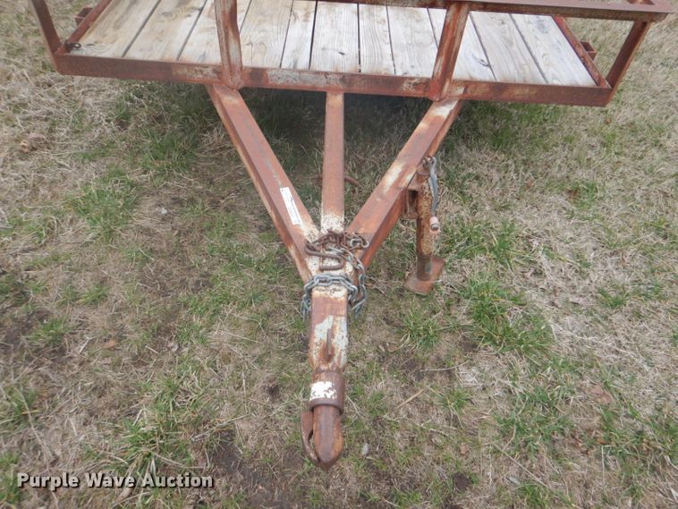 image for item GD9050 Shop built utility trailer