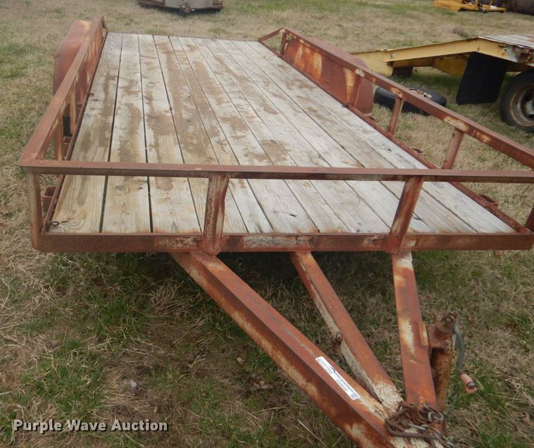 image for item GD9050 Shop built utility trailer