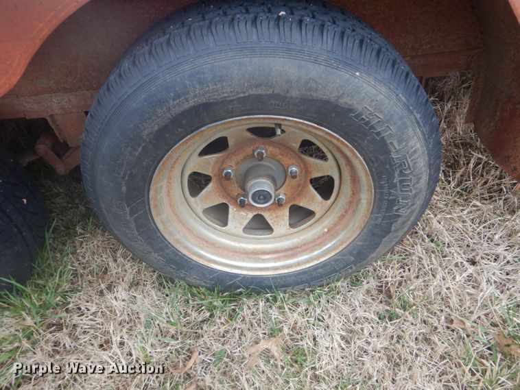 image for item GD9050 Shop built utility trailer