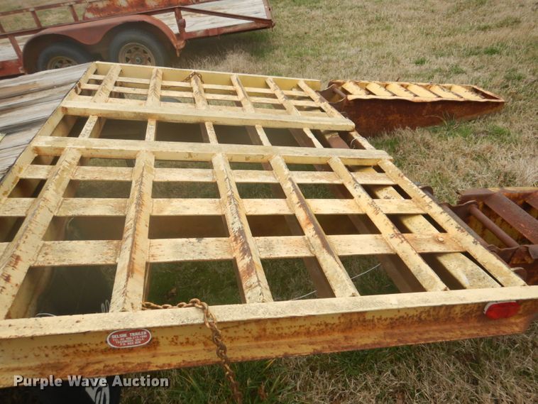 image for item GD9052 1988 Belshe T-9 equipment trailer