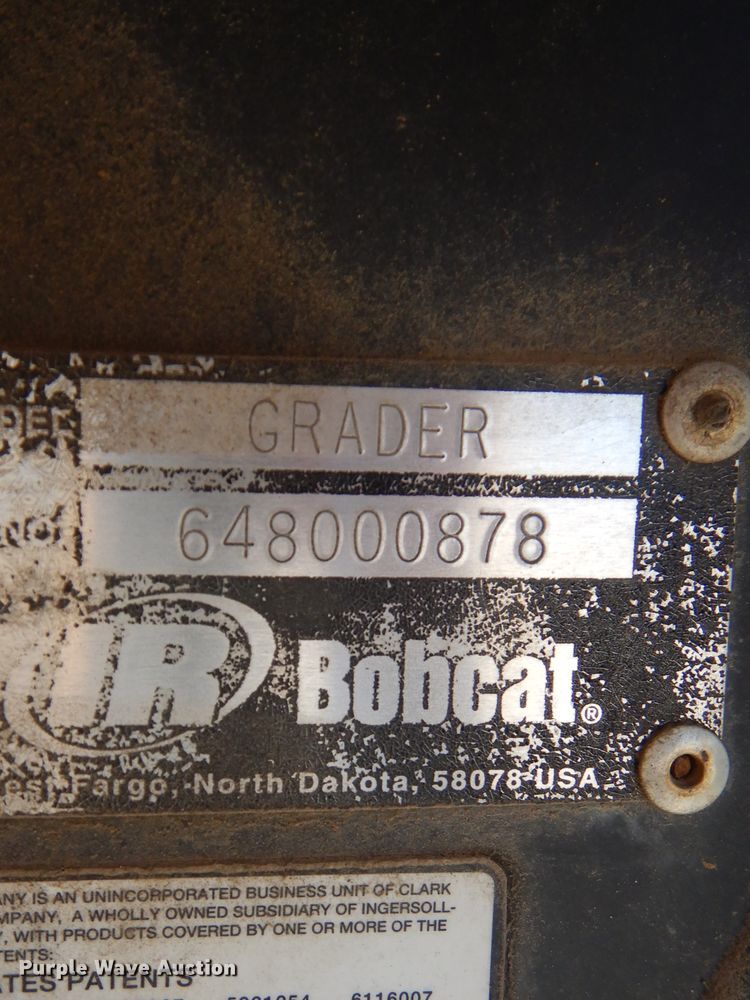image for item GF9105 Bobcat skid steer grader