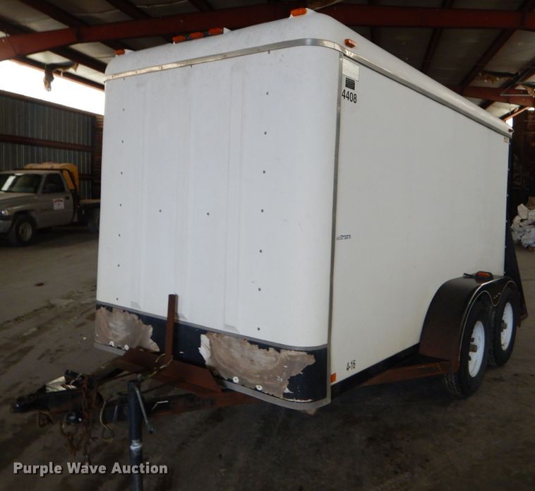 image for item GG9695 1998 Blair enclosed cargo trailer