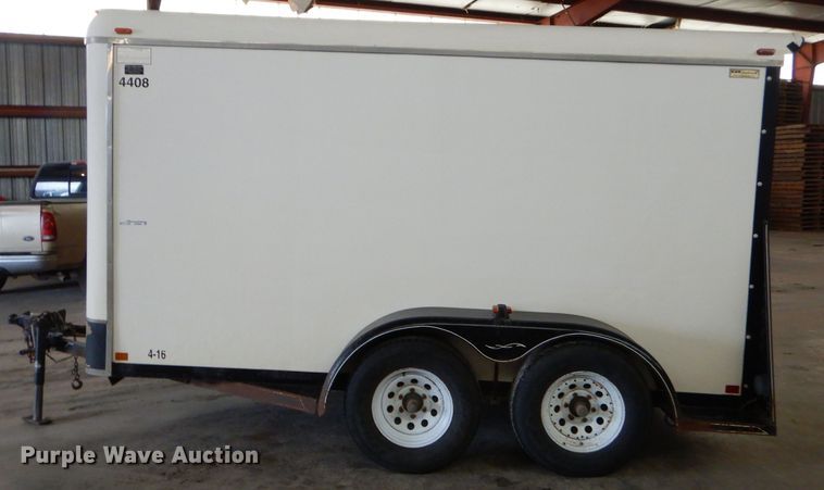 image for item GG9695 1998 Blair enclosed cargo trailer