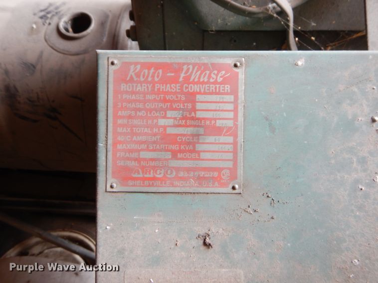 image for item GG9709 Roto-Phase converter