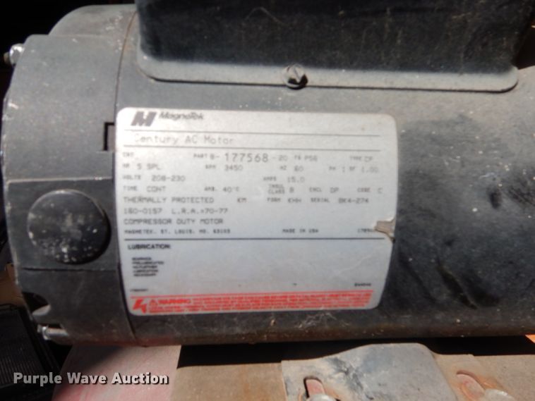 image for item GG9711 Magnum Force air compressor