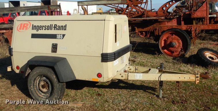 image for item GG9720 Ingersoll Rand 185 air compressor