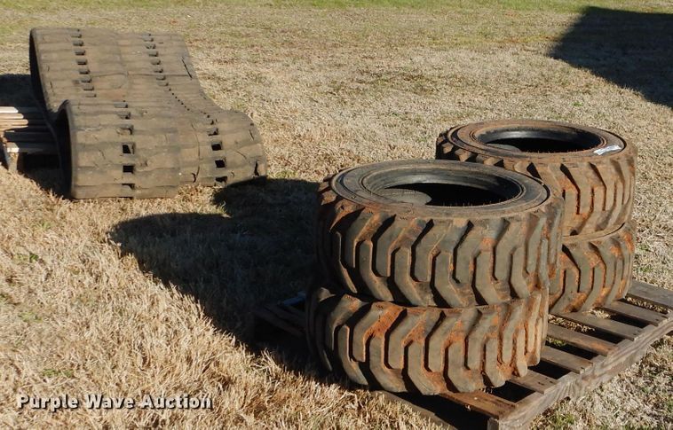 image for item GK9031 Skid steer tires and tracks