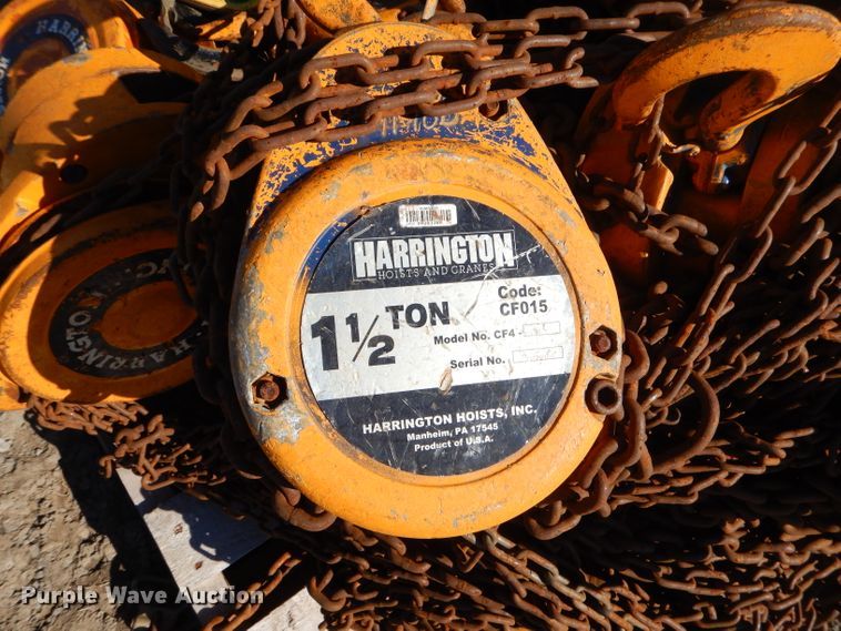 image for item GM9476 (25) Harrington hoists
