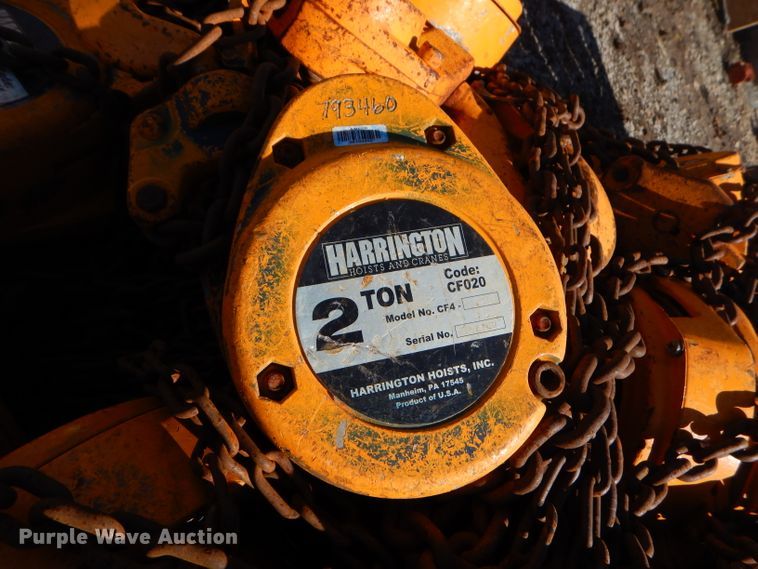 image for item GM9476 (25) Harrington hoists