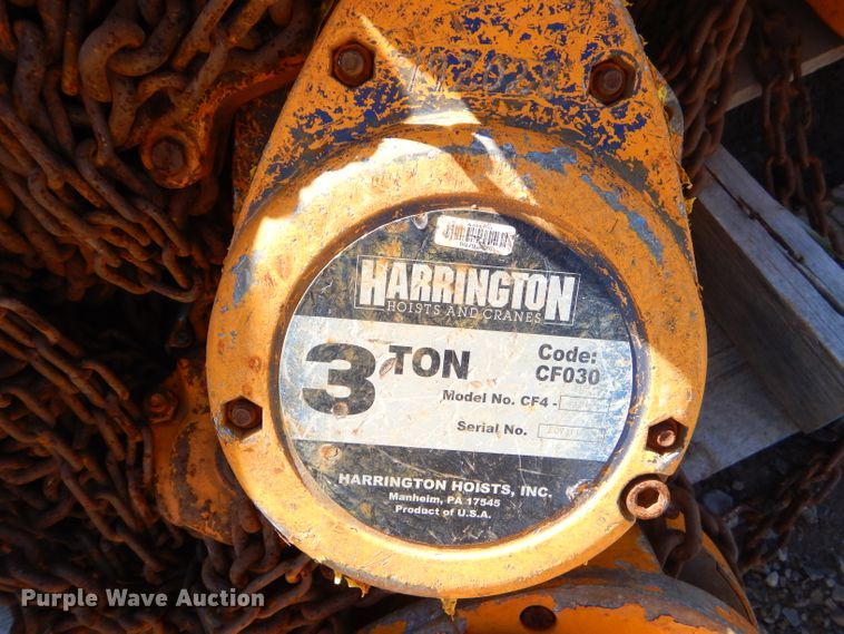 image for item GM9476 (25) Harrington hoists