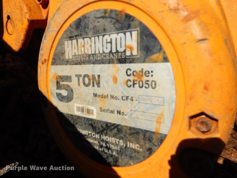 image for item GM9477 (20) Harrington hoists