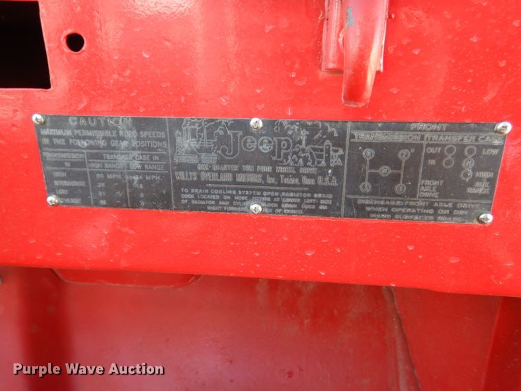 image for item GO9042 1946 Willy's Jeep CJ-2A SUV