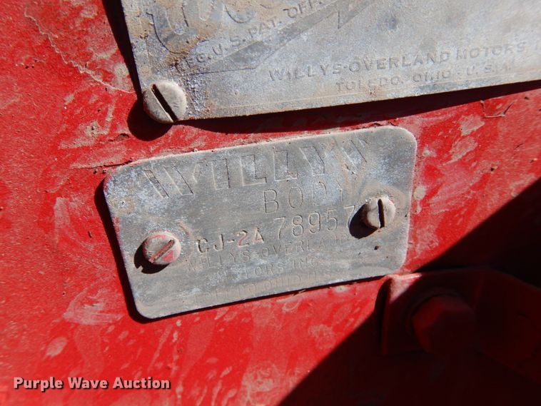 image for item GO9042 1946 Willy's Jeep CJ-2A SUV