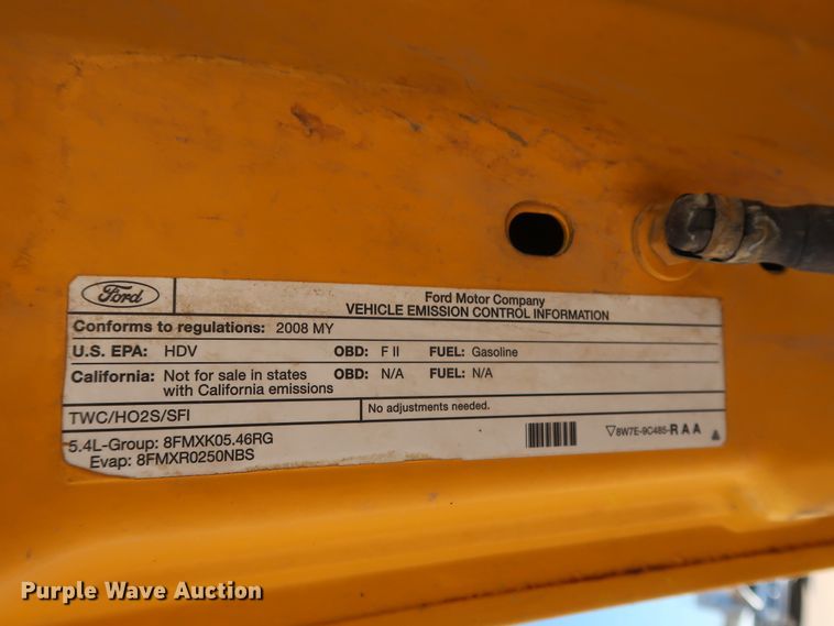 image for item GS9749 2008 Ford F250 Super Duty XL utility bed pickup truck