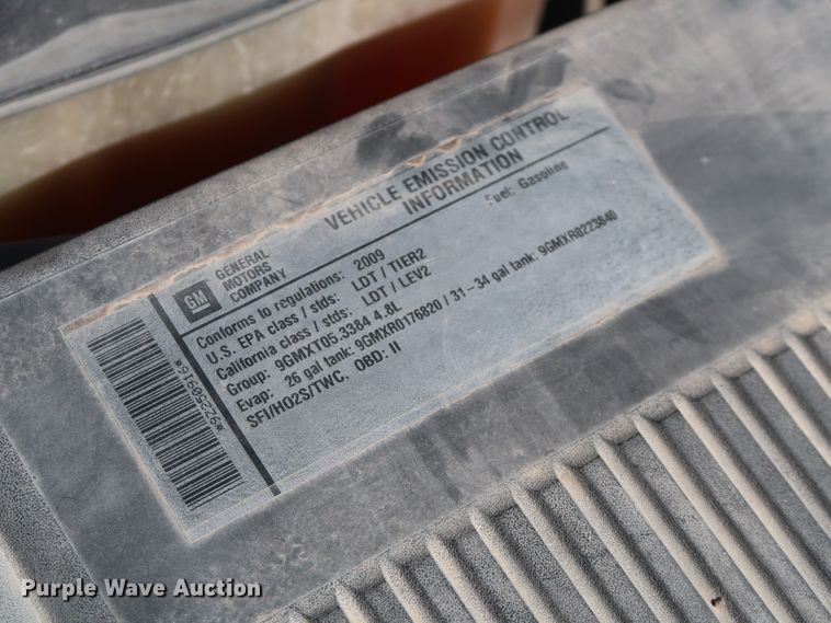 image for item GS9750 2009 Chevrolet Silverado 1500 LT Ext. Cab pickup truck