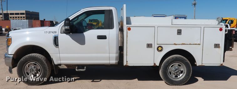 image for item GS9754 2017 Ford F350 Super Duty XL utility bed pickup truck