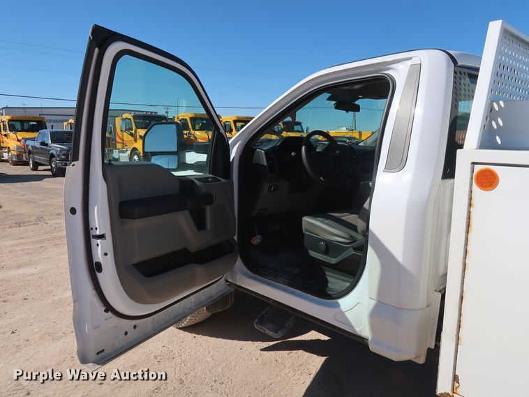 image for item GS9754 2017 Ford F350 Super Duty XL utility bed pickup truck