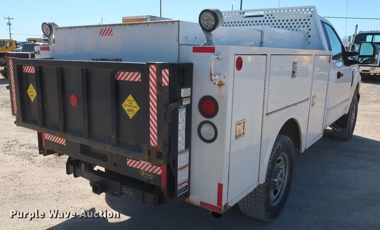 image for item GS9754 2017 Ford F350 Super Duty XL utility bed pickup truck