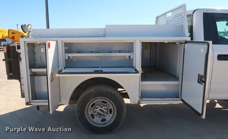 image for item GS9754 2017 Ford F350 Super Duty XL utility bed pickup truck