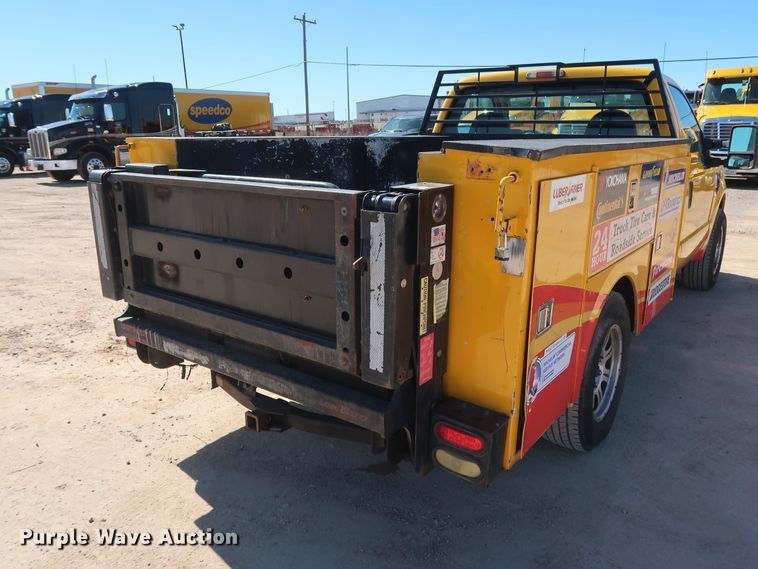 image for item GS9756 2009 Ford F250 Super Duty XL utility bed pickup truck