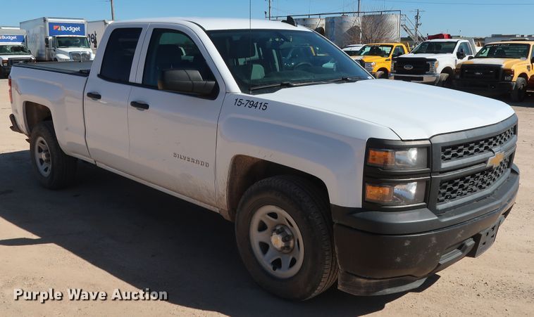 image for item GS9782 2015 Chevrolet Silverado 1500 Double Cab pickup truck