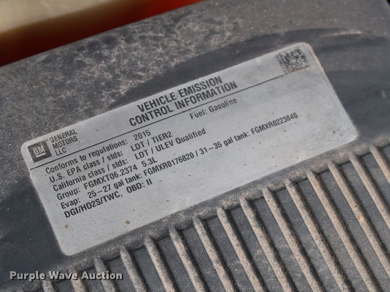 image for item GS9782 2015 Chevrolet Silverado 1500 Double Cab pickup truck