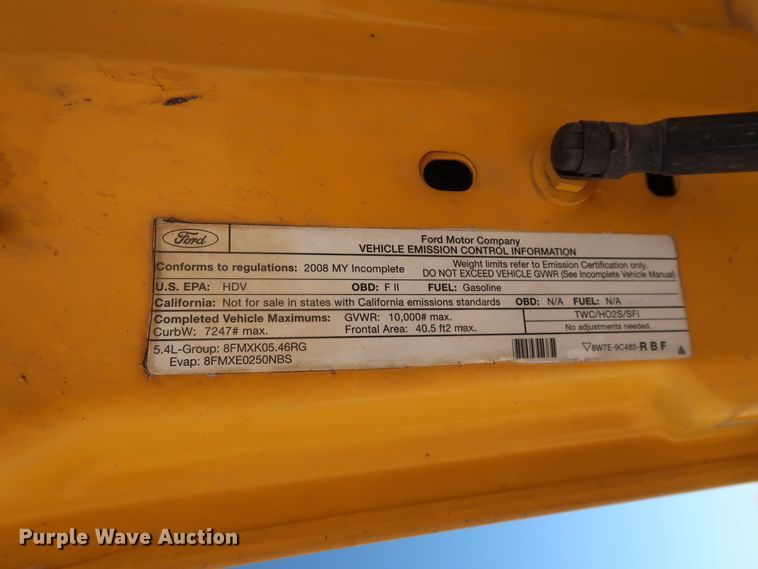 image for item GS9784 2008 Ford F250 Super Duty XL utility bed pickup truck