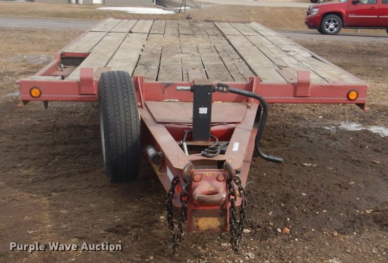 image for item GW9489 1998 Trail-Eze D10R24 tilt deck equipment trailer