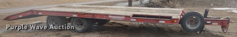 image for item GW9489 1998 Trail-Eze D10R24 tilt deck equipment trailer