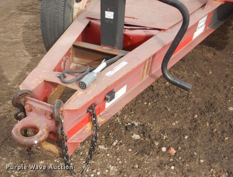 image for item GW9489 1998 Trail-Eze D10R24 tilt deck equipment trailer