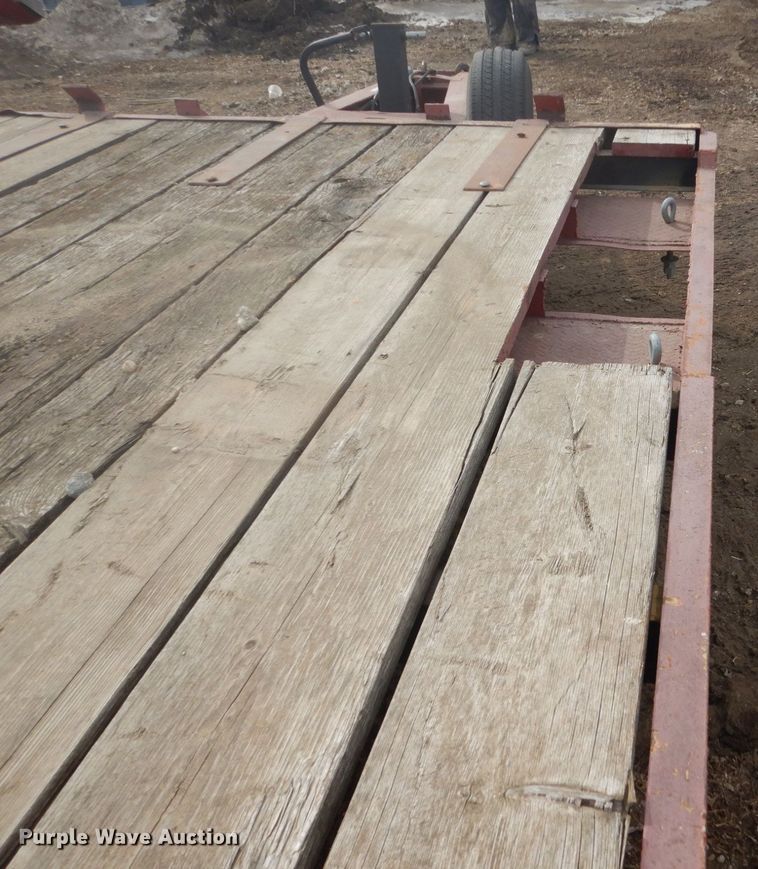 image for item GW9489 1998 Trail-Eze D10R24 tilt deck equipment trailer