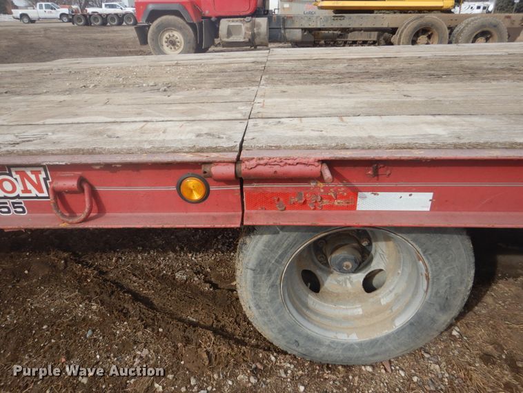 image for item GW9489 1998 Trail-Eze D10R24 tilt deck equipment trailer