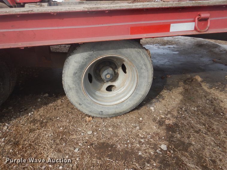image for item GW9489 1998 Trail-Eze D10R24 tilt deck equipment trailer