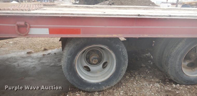 image for item GW9489 1998 Trail-Eze D10R24 tilt deck equipment trailer