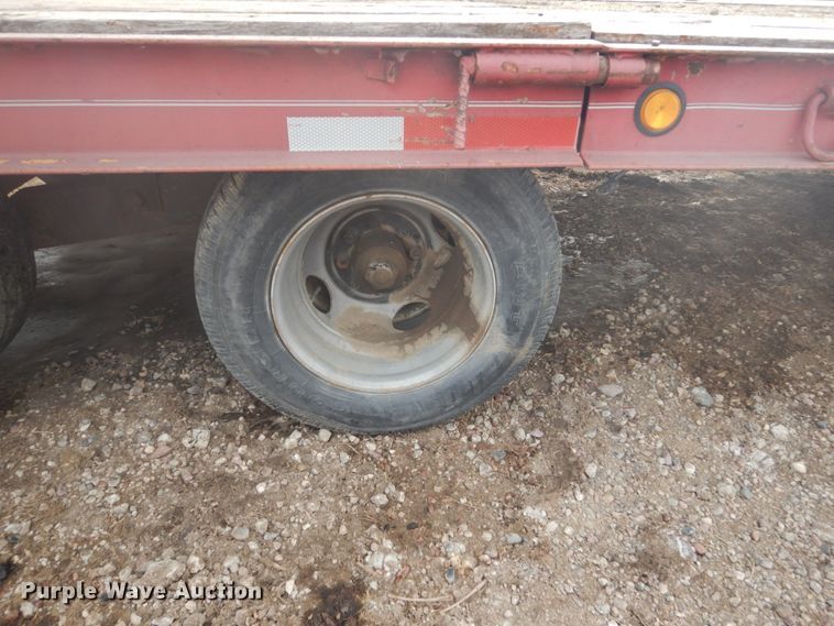 image for item GW9489 1998 Trail-Eze D10R24 tilt deck equipment trailer