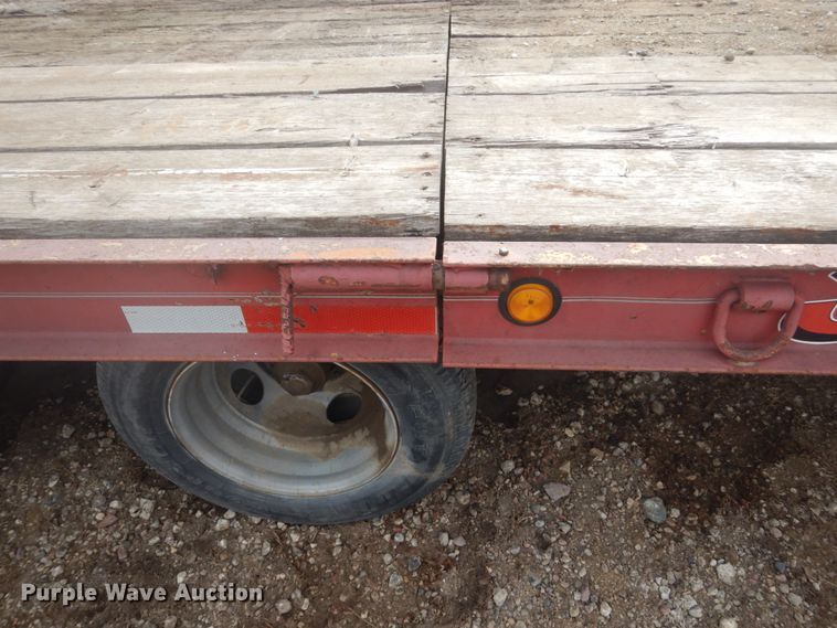 image for item GW9489 1998 Trail-Eze D10R24 tilt deck equipment trailer