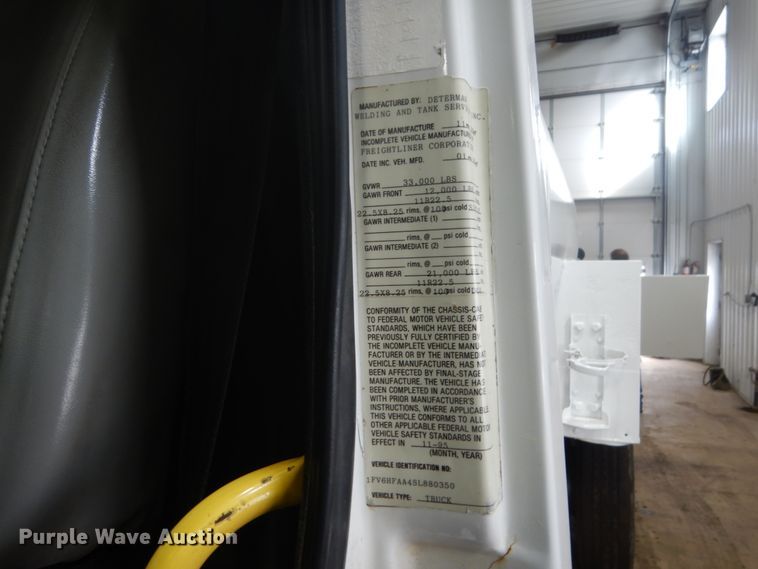 image for item GW9510 1995 Freightliner FL70 propane delivery truck