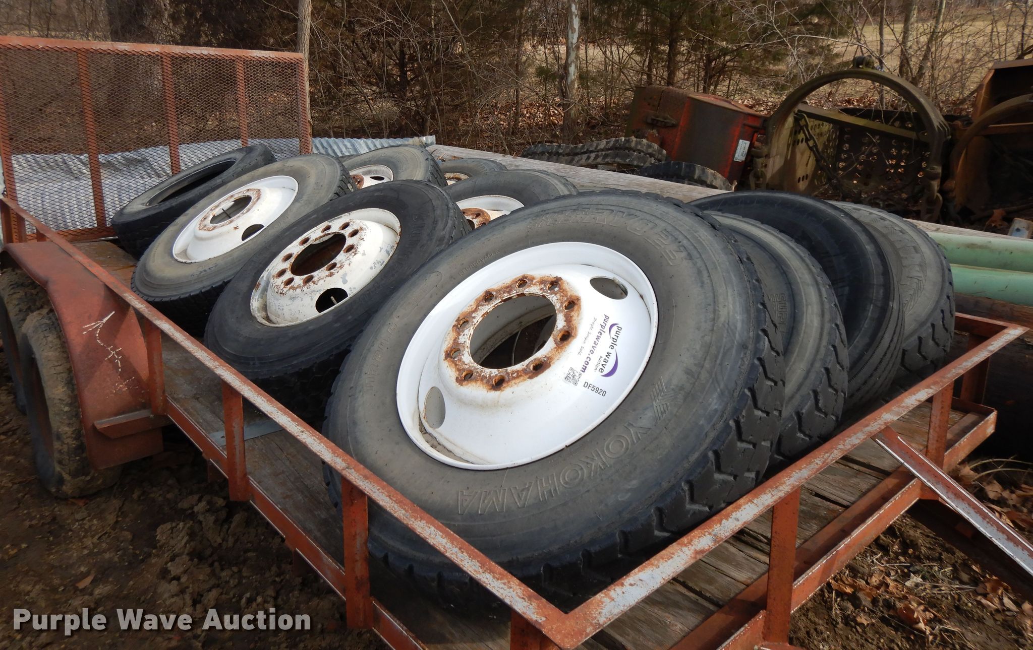 (12) tires in Saint Joseph, MO Item DF5920 sold Purple Wave