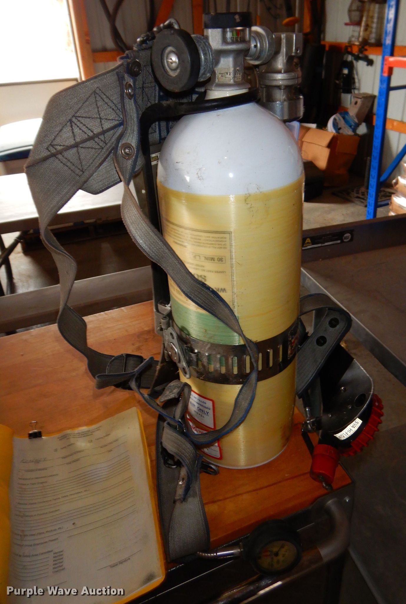 (6) Survivair self-contained respirator units in Stilwell, KS | Item FY9054 sold | Purple Wave