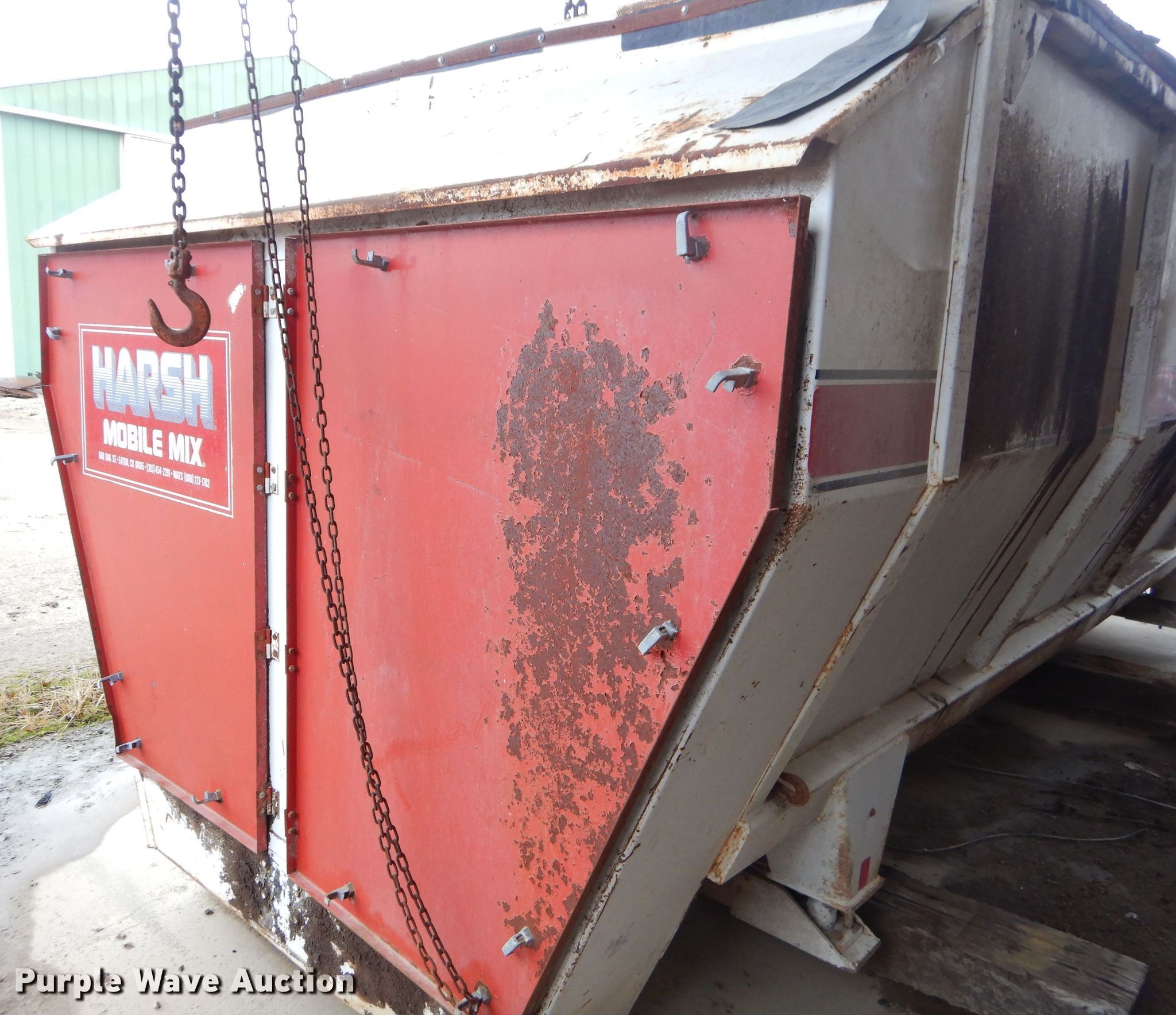Harsh 575 steel feed mixer bed in Saint Paul, KS Item GG9704 sold