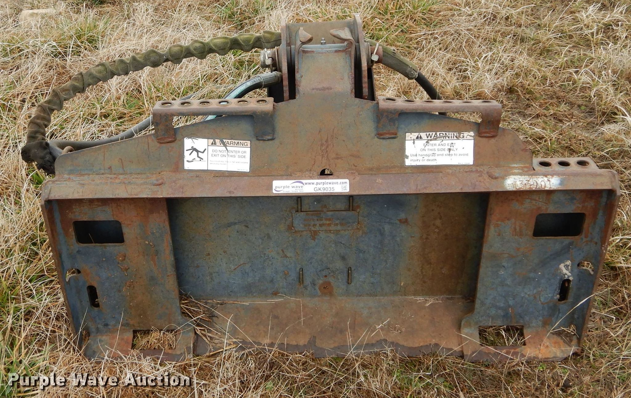 Bobcat skid steer auger in Atlanta, KS | Item GK9035 sold | Purple Wave